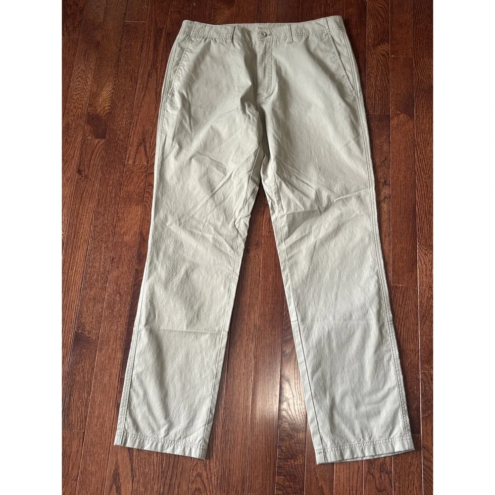 Duck Head Harbor Performance Chino Pants Men's 32x31 Stone Khaki Stretch